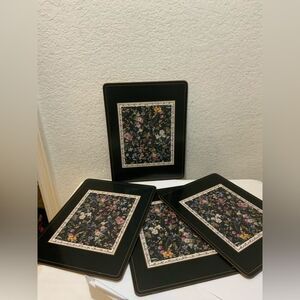 VTG‎ Pimpernel Floral PLACEMATS SET of 4 Floral English Garden Made in  England